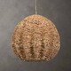 preview thumbnail 2 of 3, Uttermost 21611 Kauri 5 Light 30" Wide Wood Pendant