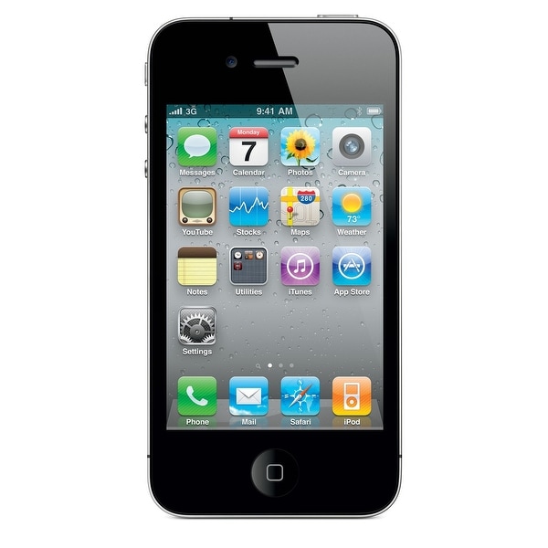 Apple iPhone 4s 16GB Unlocked GSM Phone w/ 8MP Camera - Black (Refurbished)
