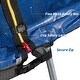 preview thumbnail 15 of 36, Trampoline for Kids with Safety Enclosure Net, Ladder and 8 Wind Stakes