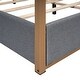 preview thumbnail 23 of 28, Full Size Metal Loft Bed with Storage Shelves, Cabinets and Wardrobe Metal Support Bed Frame for Kids, No Box Spring Needed