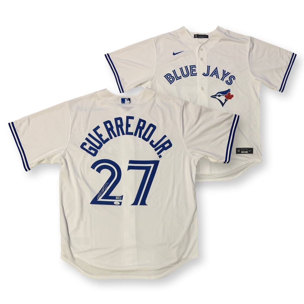 Vladimir Guerrero Jr Autographed Toronto Signed Baseball Nike Jersey JSA COA - 8'6" x 11'6"