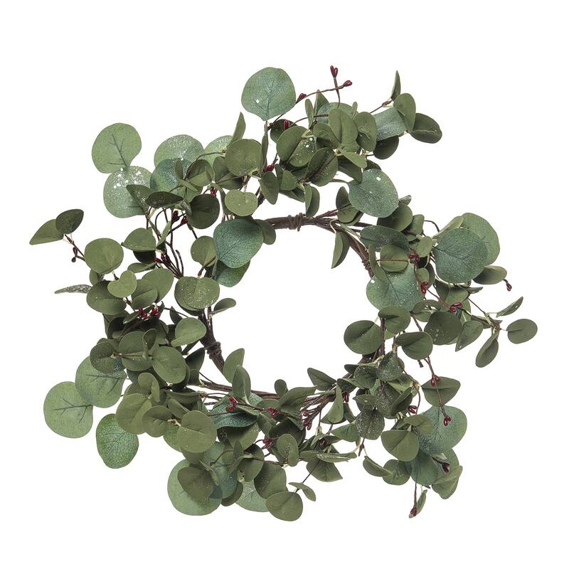 Transpac Foam 16 in. Green Christmas Dream Wreath