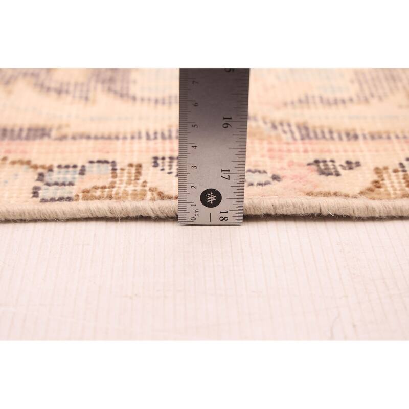 ECARPETGALLERY Hand-knotted Antalya Vintage Blush Wool Rug - 8'8 x 11'11