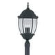 preview thumbnail 2 of 2, Designers Fountain 3 Light 13" Cast Aluminum Post Lantern from the