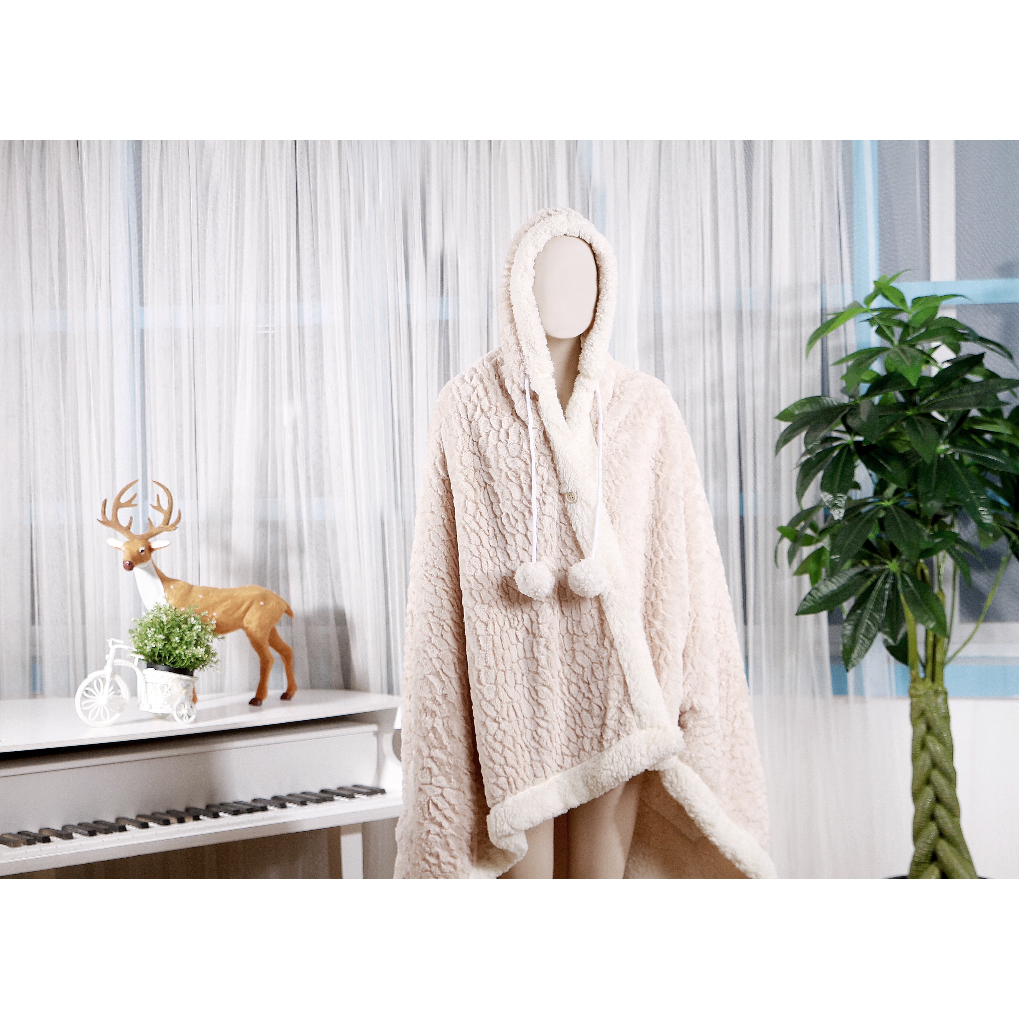 Bed bath and shop beyond hooded blanket
