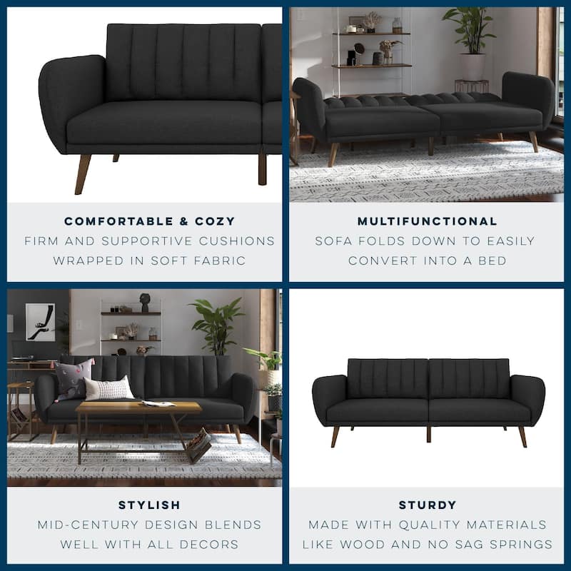 The Novogratz Brittany Futon Sofa Bed