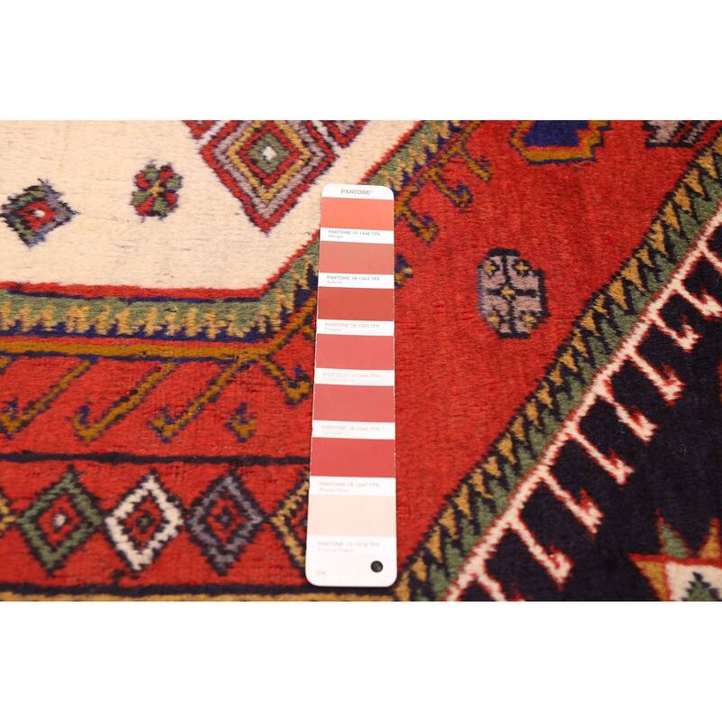 ECARPETGALLERY Hand-knotted Melis Vintage Dark Copper Wool Rug - 4'1 x 5'8