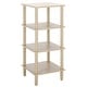 preview thumbnail 15 of 38, SAFAVIEH Home Dilyn 4 Tier Shelving Unit - 16" W x 16" D x 36" H Sand