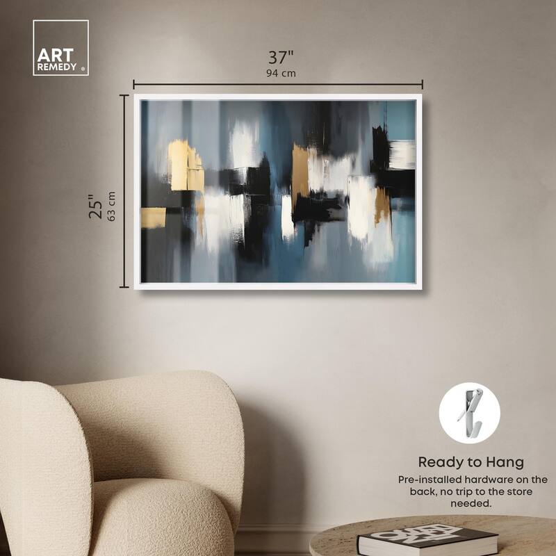 Within Blues Shadowbox by Art Remedy
