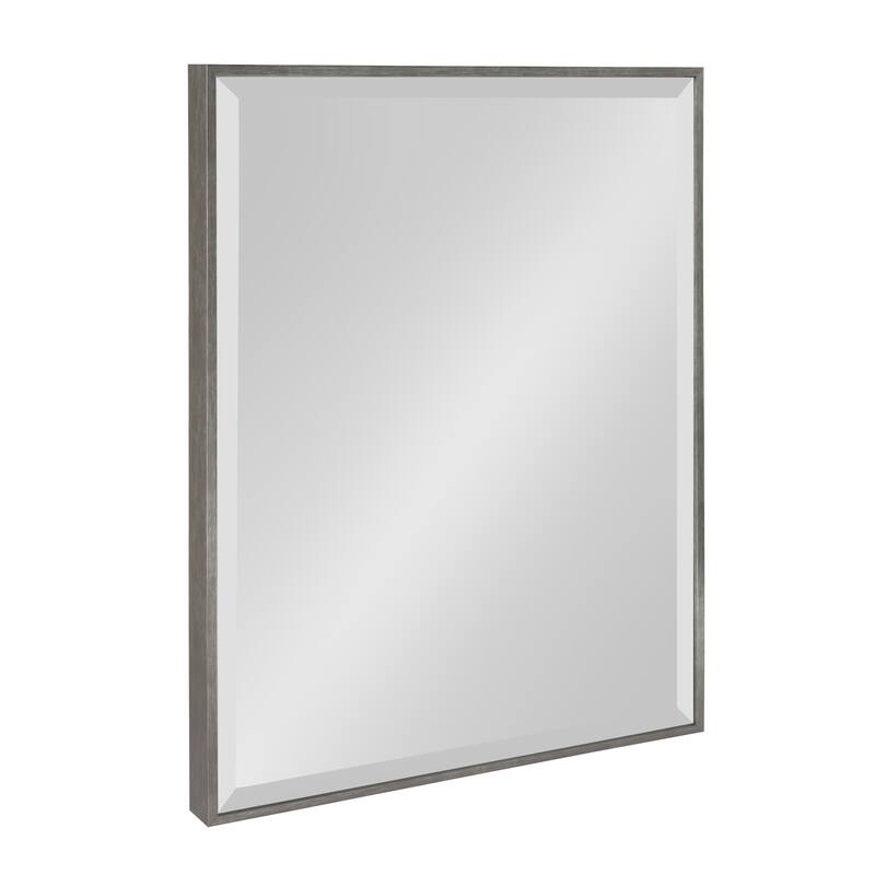 Rhodes Framed Decorative Wall Mirror - 18.75x24.75 - Dark Silver