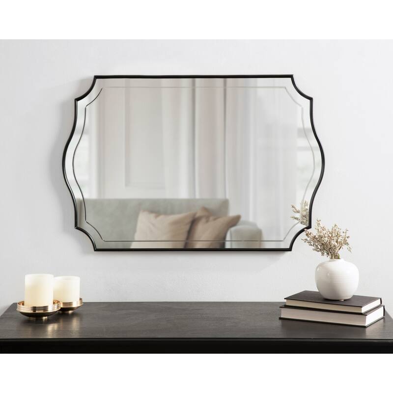 Kate and Laurel Hollyn Decorative Framed Wall Mirror