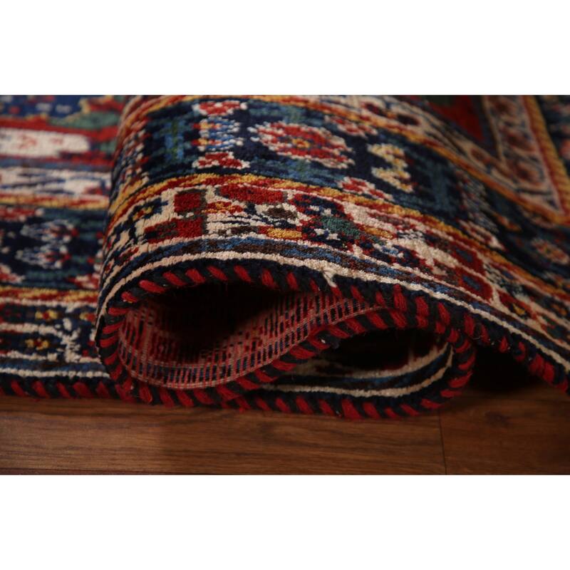 Vegetable Dye Kashkoli Persian Vintage Area Rug Handmade Wool Carpet - 5'1"x 8'4"