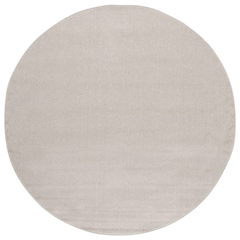 SAFAVIEH Highland Agetina Rug - 6'7" Round - Light Beige/Ivory