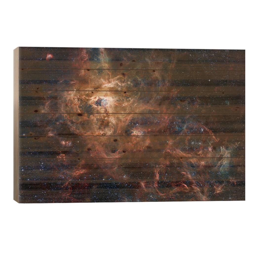 The Tarantula Nebula Composite Image (NGC 2070) Print On Wood by Robert Gendler - Multi-Color