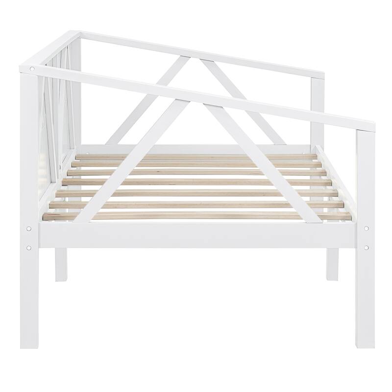 Full/Twin Size Daybed - Convertible Sofa Bed with Trundle (Optional) for Guest Rooms