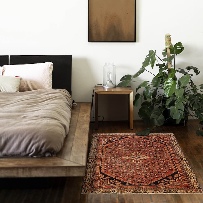 ECARPETGALLERY Hand-knotted Andelz Copper Wool Rug - 4'0 x 6'0