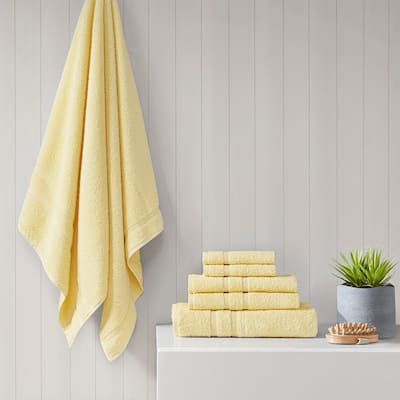 100% Cotton 6 Piece Towel Set,Duick Dry 500gsm Weight, Super Soft Towel Set
