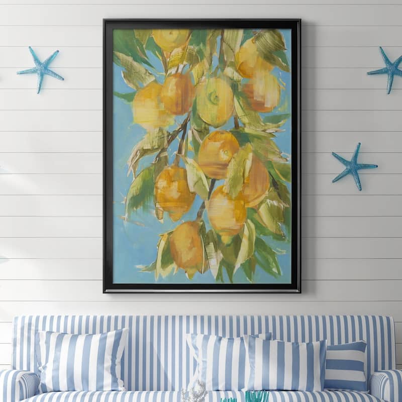 LOVELY LEMON Premium Framed Canvas - Ready to Hang