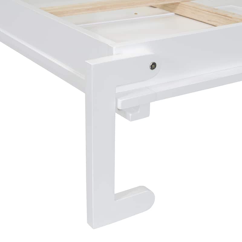 Murphy Bed Cabinet Bed with Circular Carving Pattern and Built-in Charging Station for a Multi-use Guest Room, Home Office