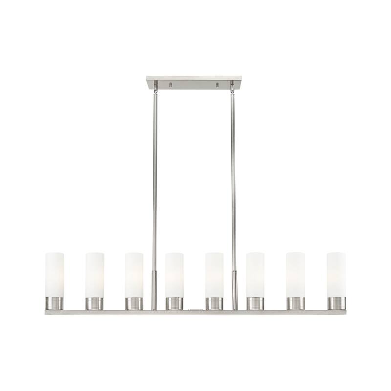 Innovations Lighting Downtown Urban - Boreas - 6 Light 48" Stem Hung Island Light with 8" Shades