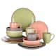 Option Pink/Gray/Grass Green/Yellow Green