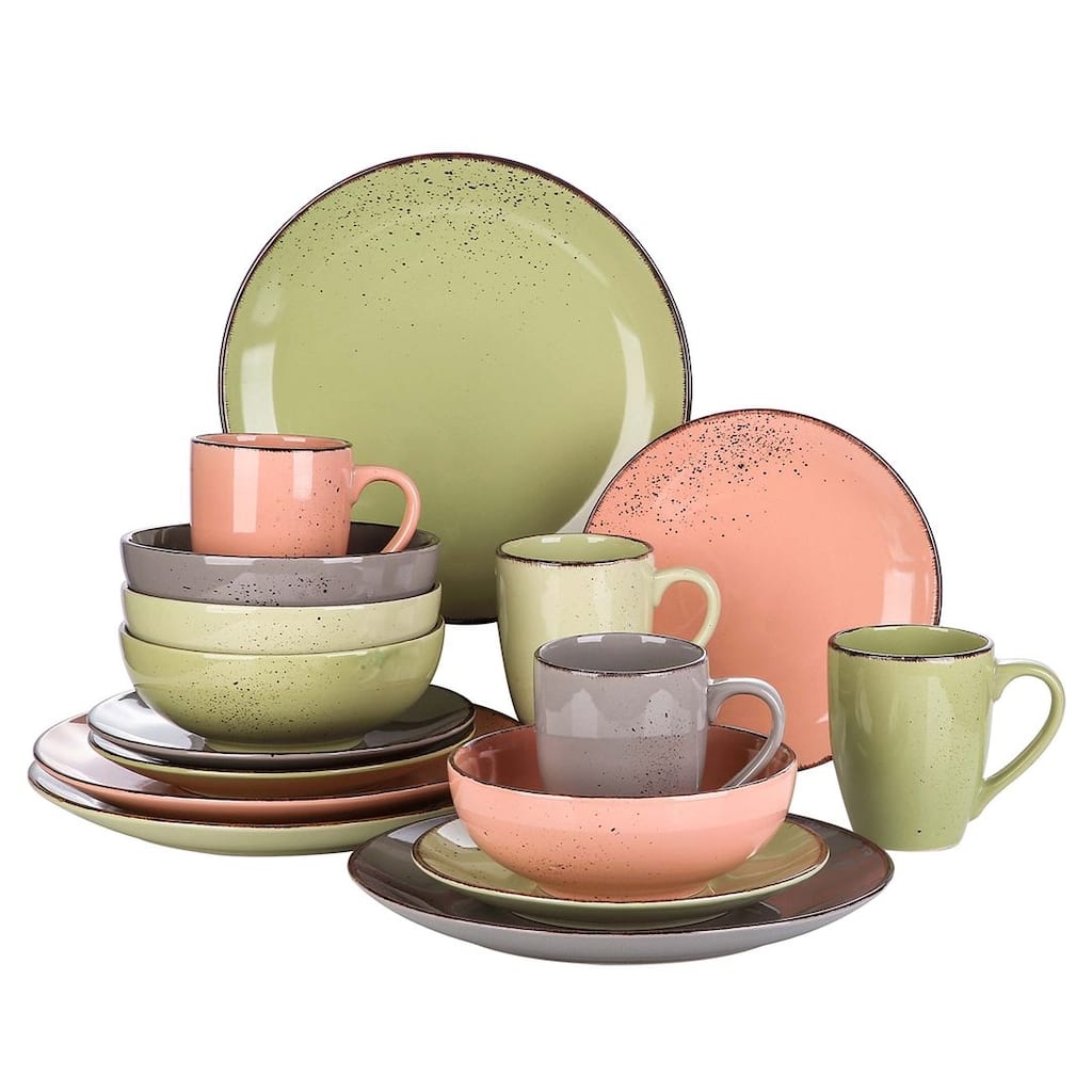 vancasso Navia Multicolored 16 Pieces Dinner set (Service for 4)