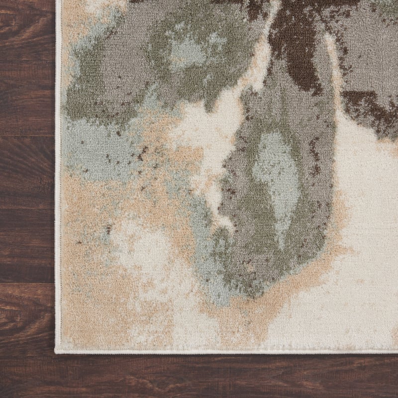 Nourison Euphoria Abstract Floral Area Rug