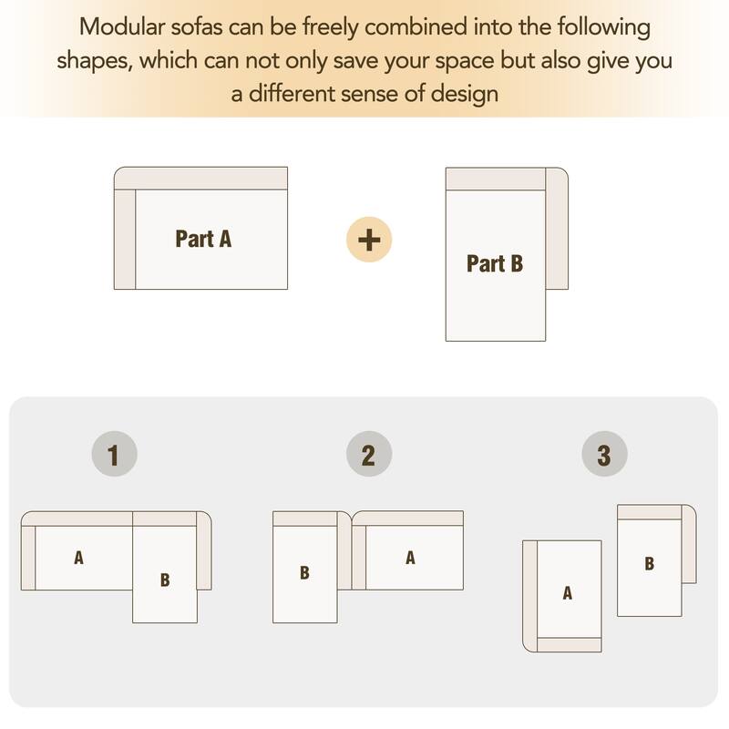 Modern Modular Combination Living Room Sofa Set with Compact Compression and Upholstered Sofa Bed for Studios or Apartments