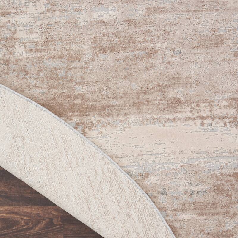 Rustic Textures Distressed Modern Abstract Area Rug