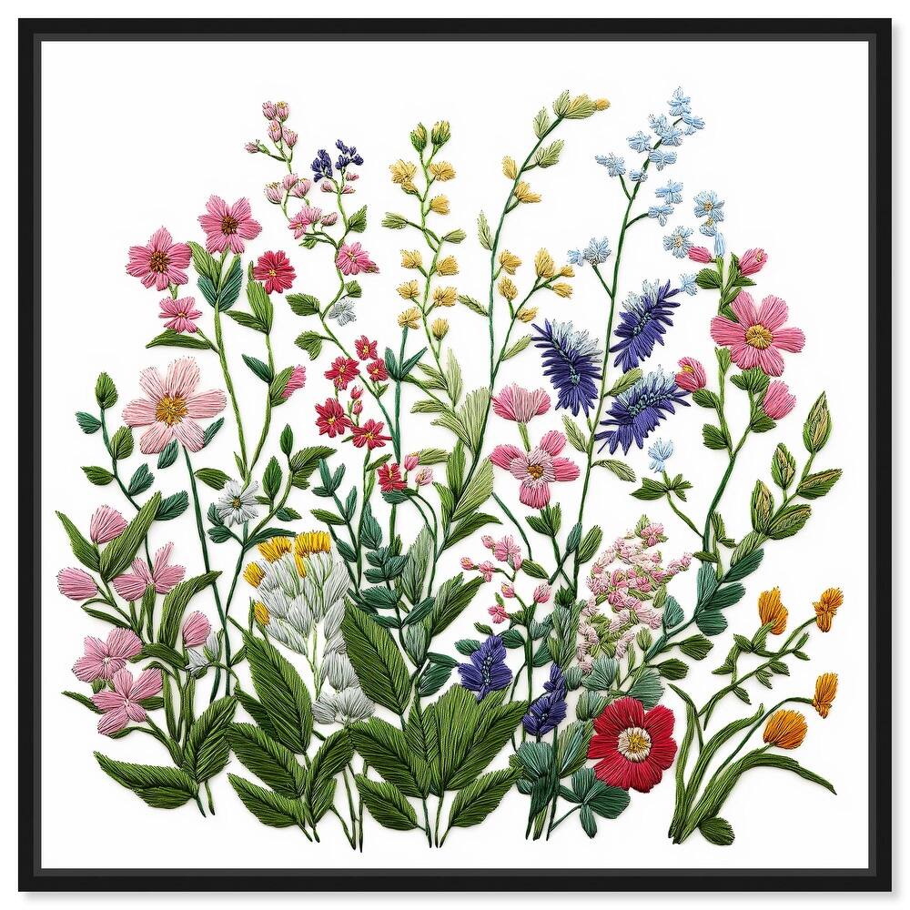 Wildflower Patch II Canvas by Art Remedy
