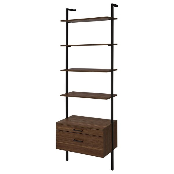 1 2 3 4 WOOD SHELF WALNUT 4点セット 新品 Amazon.com: Alera Valencia Series Bookcase, Two-Shelf, 31 3