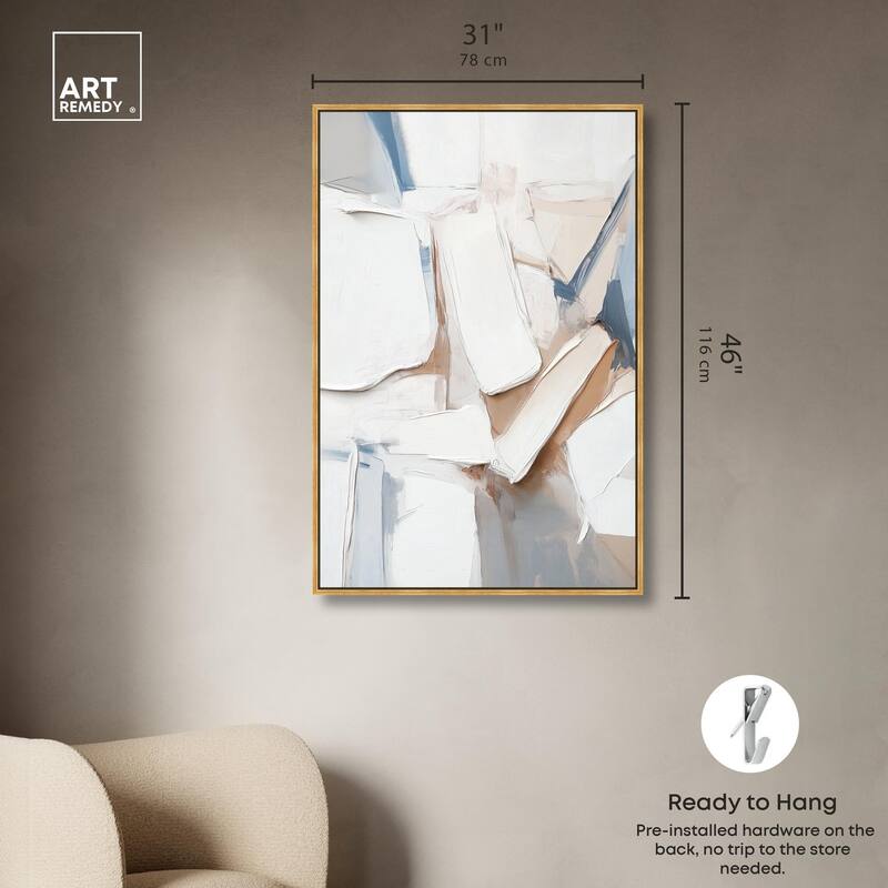 Bone and Beige II Canvas by Art Remedy