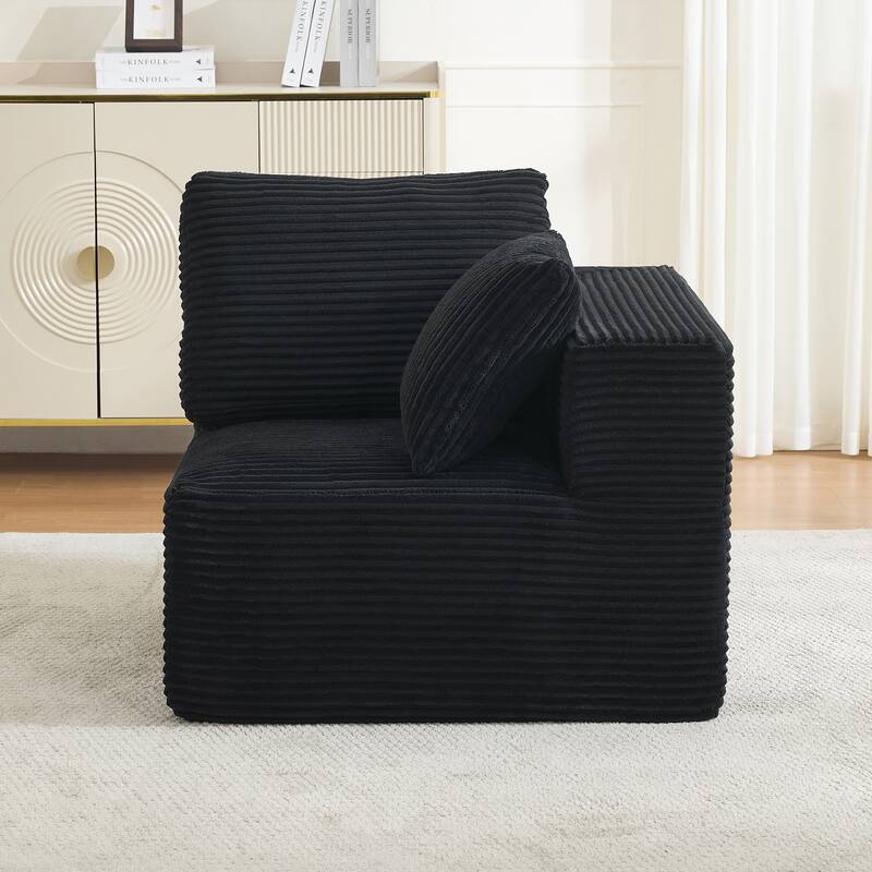 Oversized Chaise Lounge Sofa with Pillows