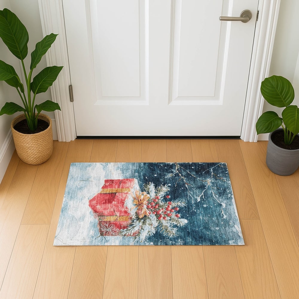 Premium Washable Super Soft Christmas Presents Mayfield Rug