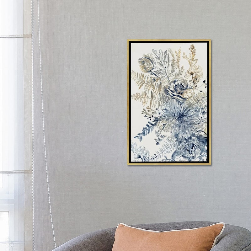 iCanvas "Royal Blue II" by Maya Woods Framed Canvas Print