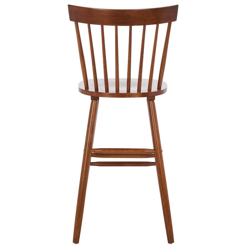 SAFAVIEH Belva 30-inch Spindle Farmhouse Bar Stool (Set of 2) - 20" W x 21" D x 44" H - 20"W x 21"D x 44"H