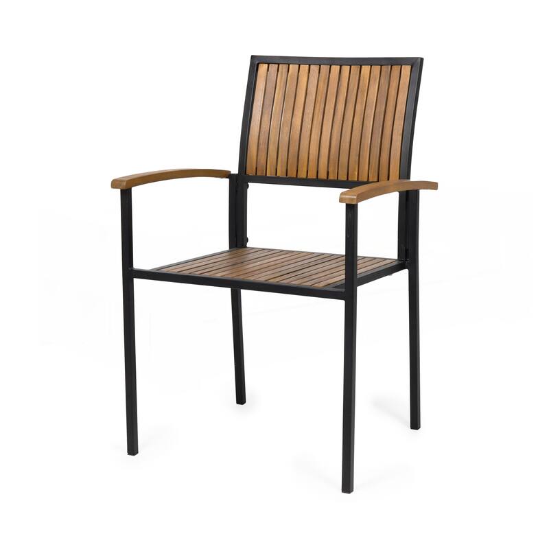 Industrial Chic Dining Chairs Set of 2