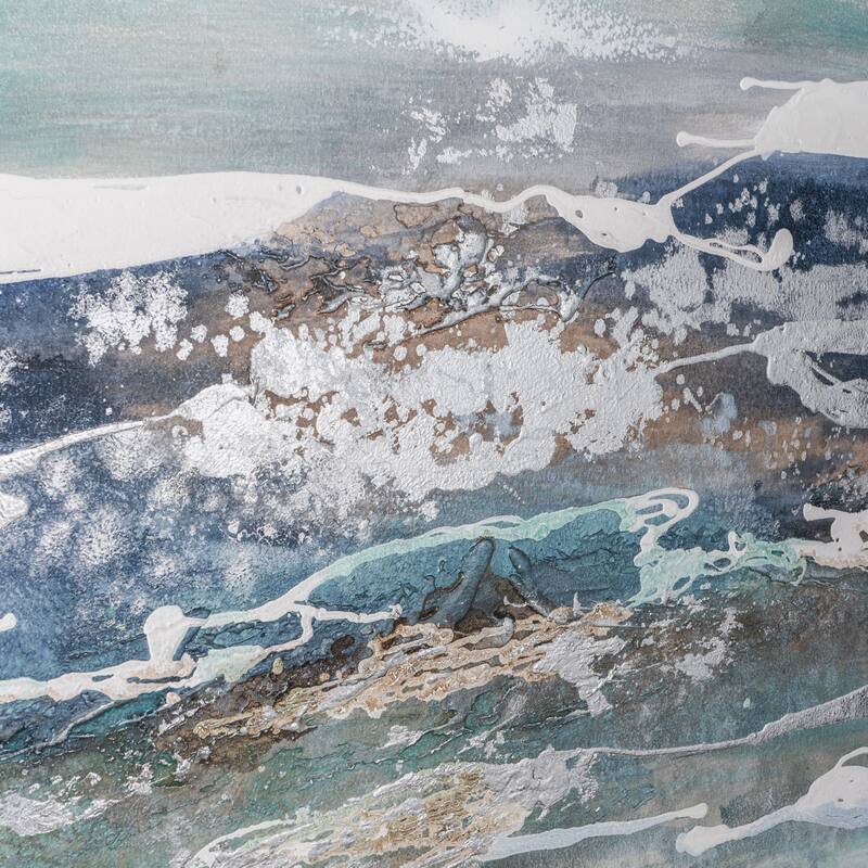 High Seas, Hand Painted Framed Canvas