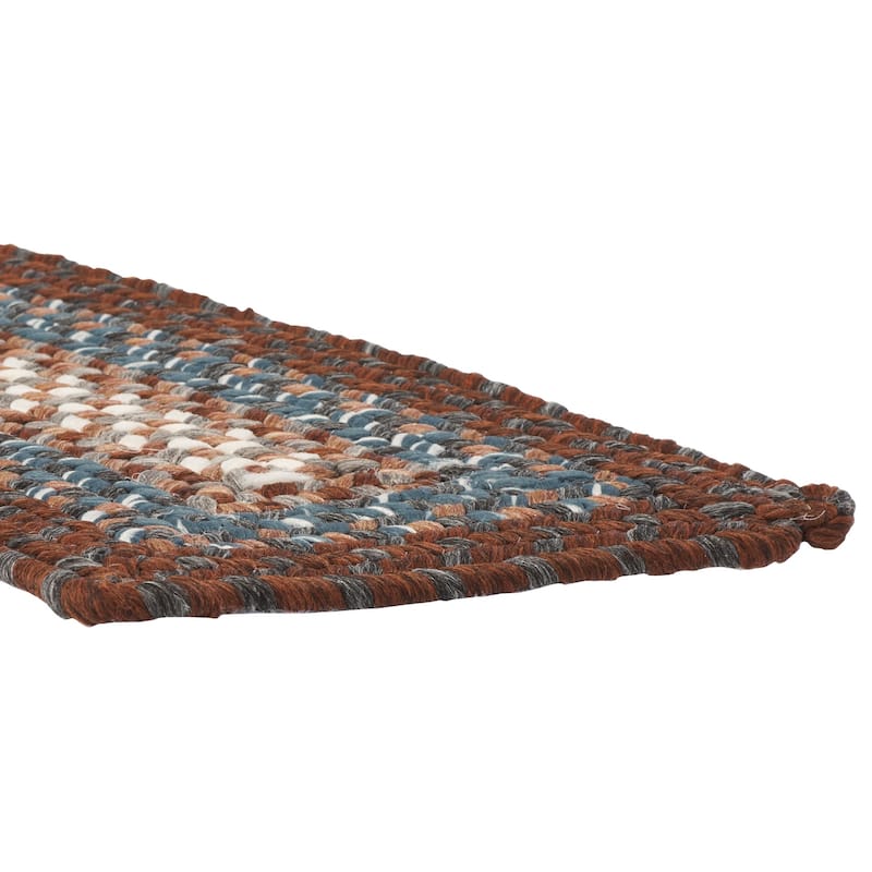 SAFAVIEH Reilly Handmade Braided Stair Treads - Non-Slip Stair Rugs for Hallways & Entryways