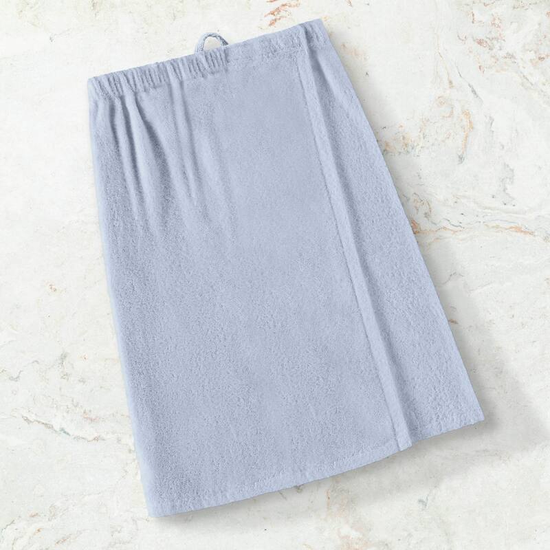 Clean Design Home Adult Shower Wrap - Large - Blue
