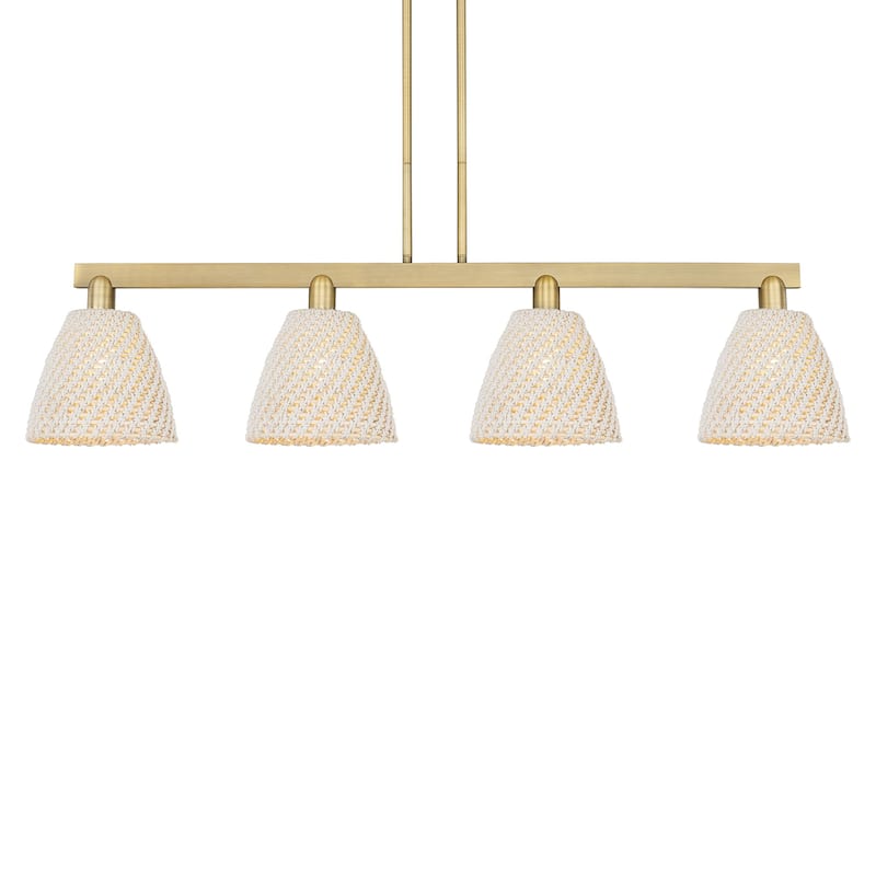 Innovations Lighting 716-4I-12-52 Bristol Natural Linear Bristol - Brushed Brass / Natural