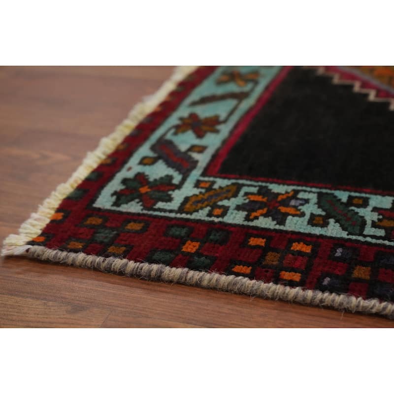 Hand Knotted Oriental 100% Wool Carpet Traditional Tribal Pink Tabriz Area Rug - 6' 0'' X 3' 2''