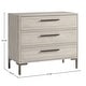preview thumbnail 2 of 1, Beck 3-Drawer Dresser, Gray