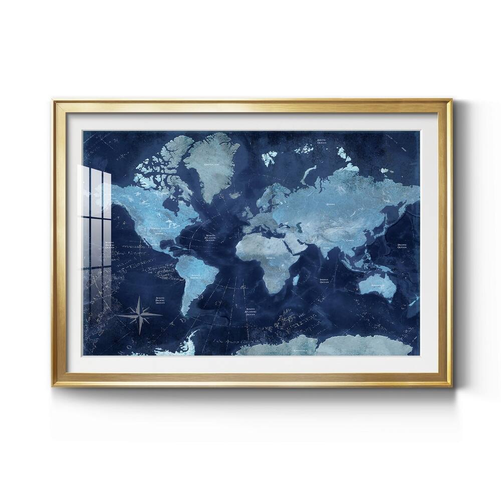 World Map Premium Framed Print - Ready to Hang