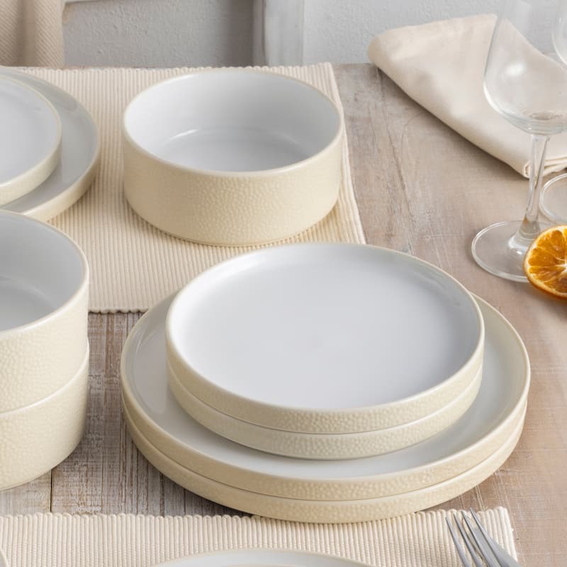Noritake Colortex Stone Set Of 4 Stax Salad Plates, 7-1/2"