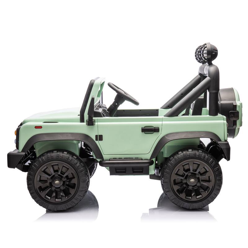 24V Licensed Land Rover Defender Ride On Car for Kids, Remote Control, Four-Wheel Suspension, Music, LED Lights