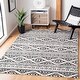 preview thumbnail 10 of 112, SAFAVIEH Tulum Bora Moroccan Boho Chic Area Rug 10' Square - Ivory/Black