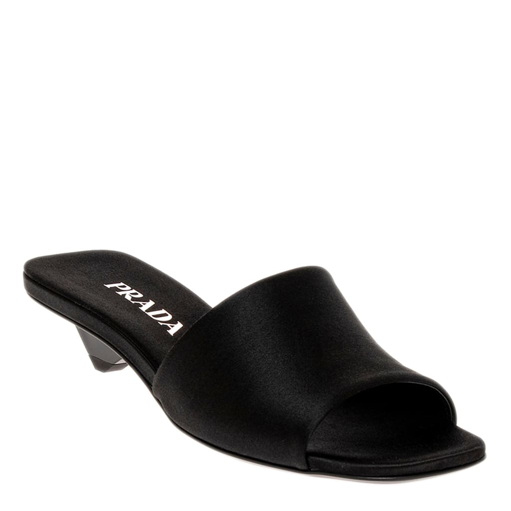Prada Satin Slides