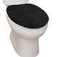 preview thumbnail 7 of 189, Home Weavers Waterford Collection Cotton Toilet Lid Rug | Elastic Fit | Fit Most Standard Toilet Lid | 18"x18"