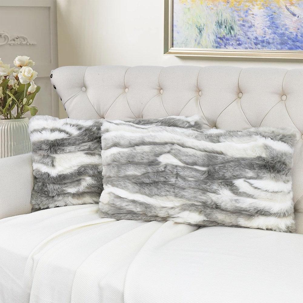 Jacquard FauxFur 2 Piece Set Pillow Shell